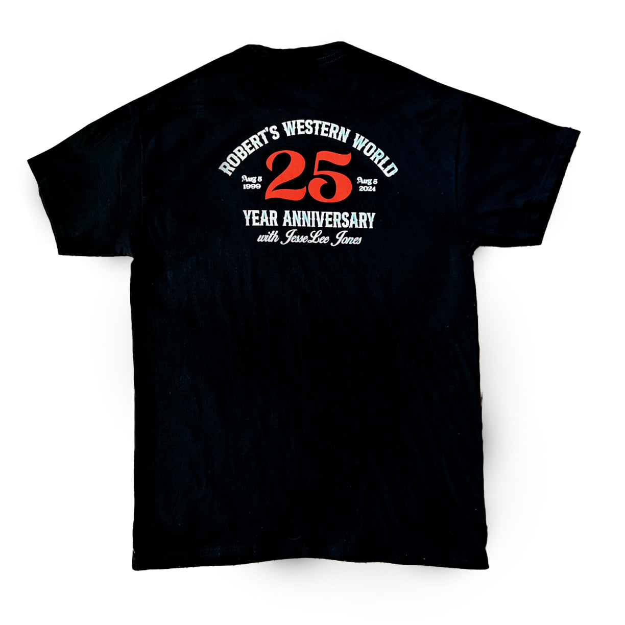 Robert's Western World 25th Anniversary Logo Tee