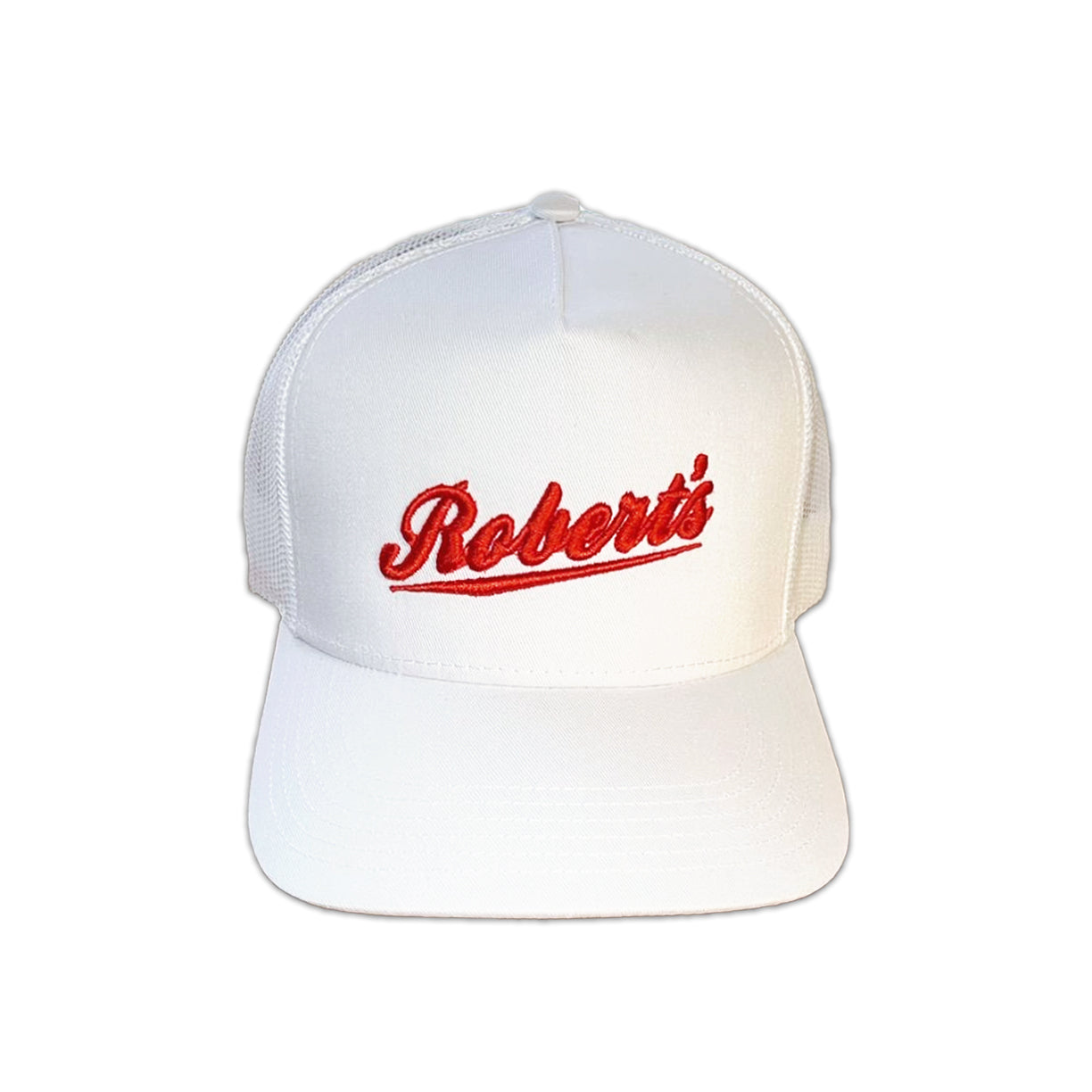 Robert's Puff Embroidery Trucker Hat