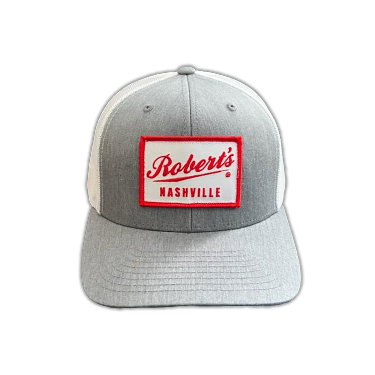 Robert's Nashville Stitched Patch Trucker - Gray