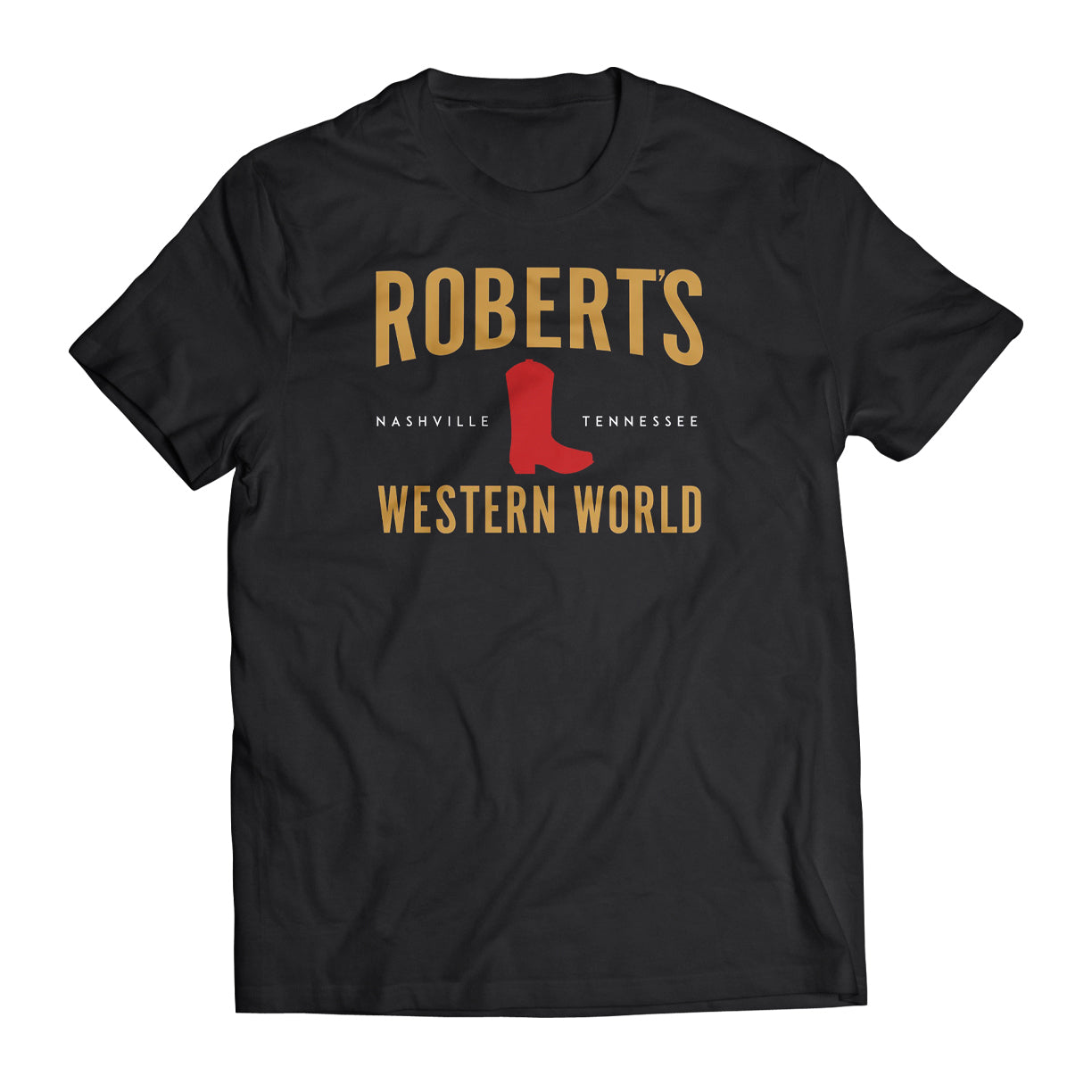 Robert's Red Boot - Black