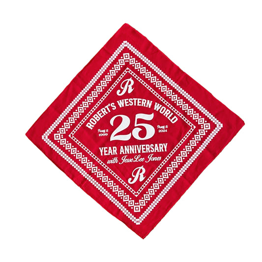 Robert's Western World 25th Anniversary Bandana