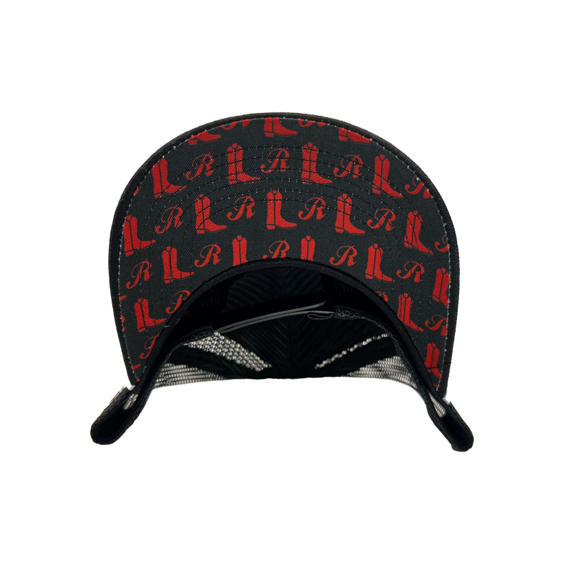 2026 Country My Ass Guitar Girl Trucker - Black