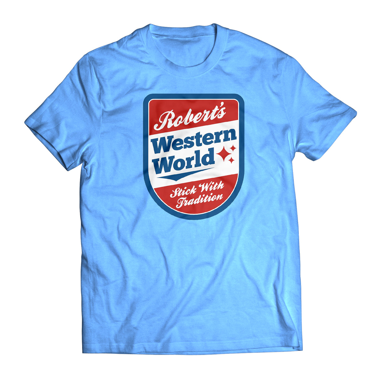 Stick With Tradition Tee - Baby Blue